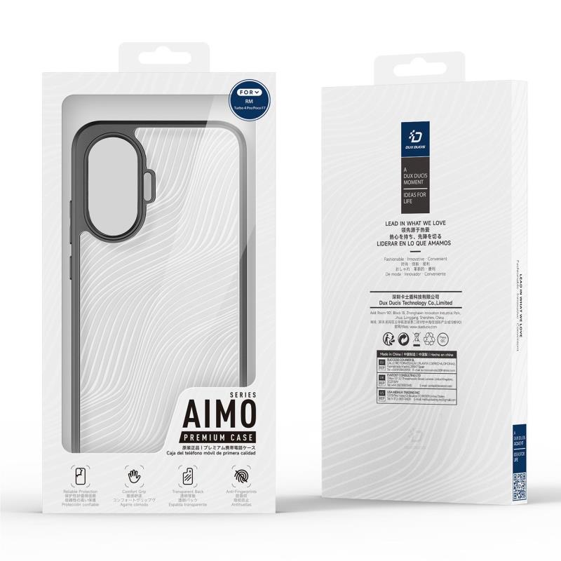 Θήκη TPU & PC Dux Ducis Aimo Xiaomi Poco F7/ Redmi Turbo 4 Pro Μαύρο