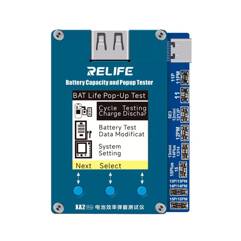 Όργανο Ελέγχου/ Επισκευής Μπαταρίων Relife XA2 Pro για iPhone 11 έως 15 Series