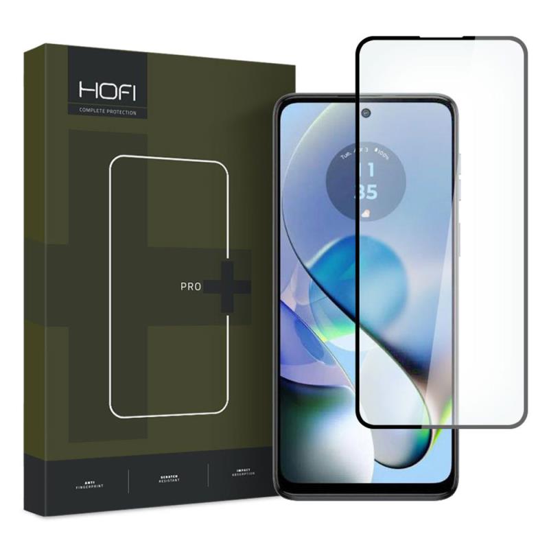 Tempered Glass Full Face Hofi Pro+ Motorola Moto G54 5G/ G54 Power 5G Μαύρο (1 τεμ.)