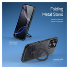 Θήκη TPU & PC Dux Ducis Aimo Magnetic MagSafe με Stand Apple iPhone 16 Pro Max Μαύρο
