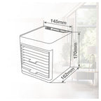 Επιτραπέζιος Ανεμιστήρας Niaros Beteni Air Cooler USB 5W Λευκό