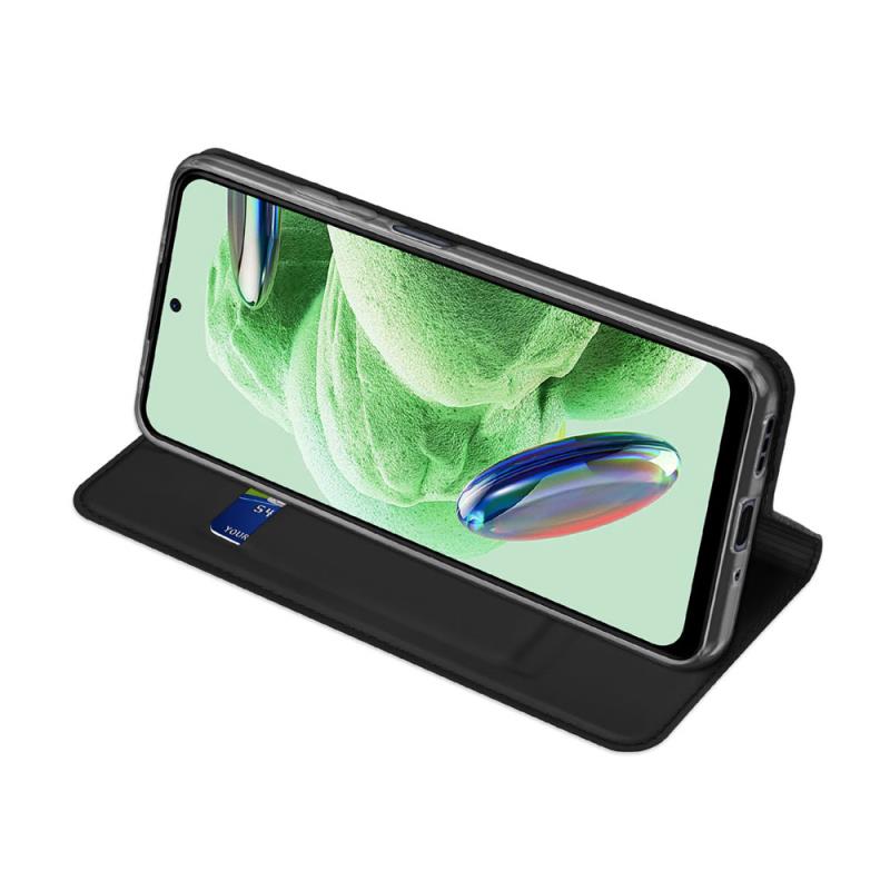 Θήκη Flip Dux Ducis Xiaomi Poco X5 5G/ Redmi Note 12 5G Skin Pro Μαύρο