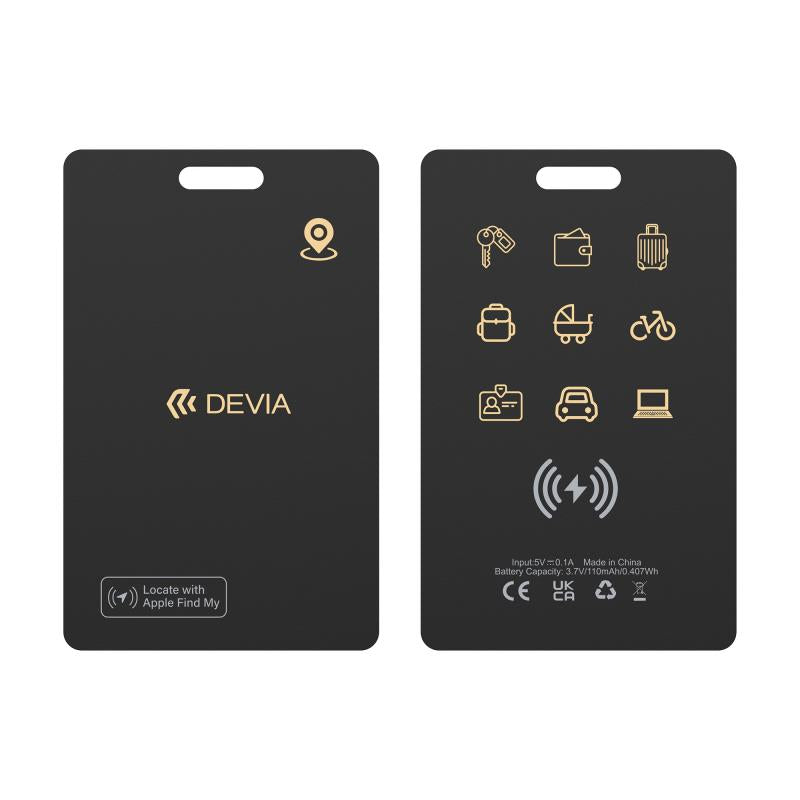 Συσκευή Εντοπισμού Devia Lite Tag G2304 Μαύρο