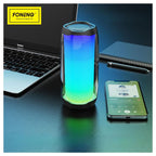 Φορητό Ηχείο Bluetooth Foneng BL15 Full Screen Colorful TWS BT 5.0 EDR 4000mAh 8W Μαύρο