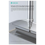Tempered Glass Full Face HD Devia Apple iPhone 17 Pro με Βοηθητικό Εργαλείο Van Μαύρο (1 τεμ.)