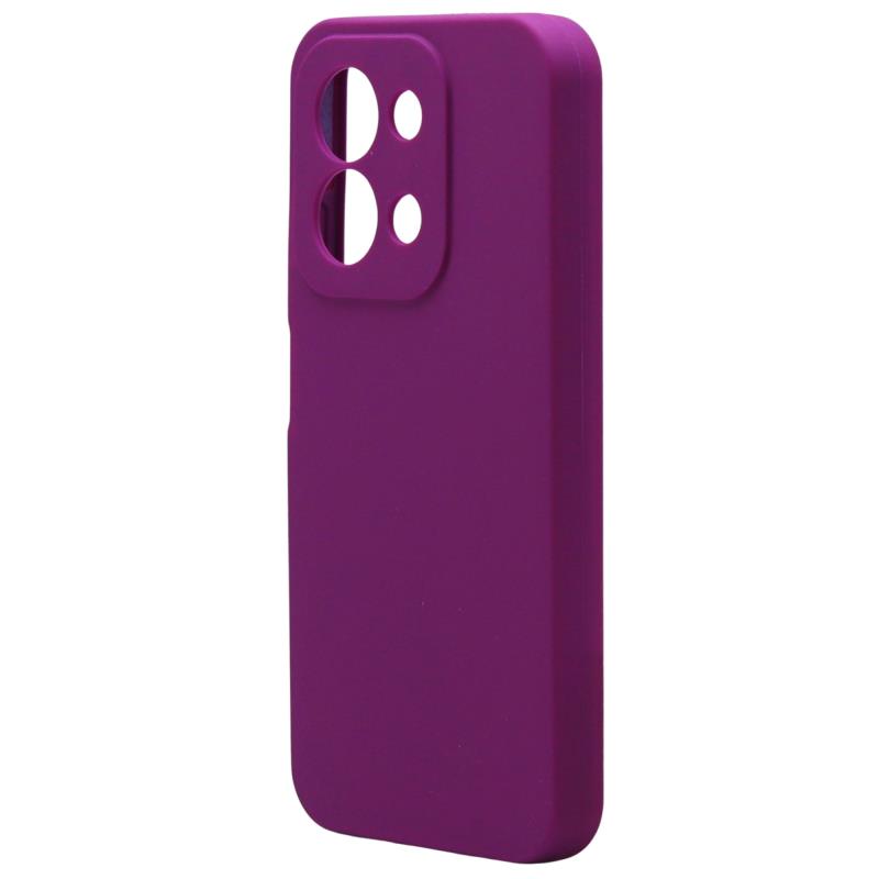 Θήκη Liquid Silicon inos Xiaomi Poco C85/ Redmi 15C 4G/ Redmi 15C 5G Velvet Μωβ