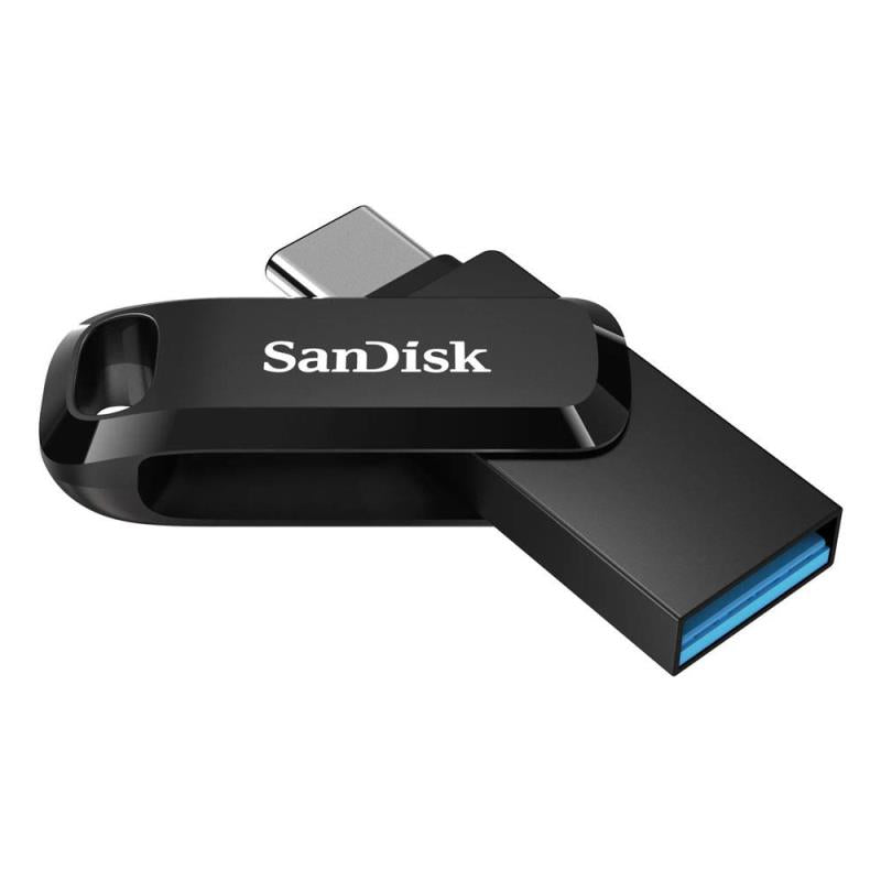 USB 3.2 Flash Disk SanDisk Ultra Dual Drive Go SDDDC3 USB A & USB C 64GB 300MB/s Μαύρο