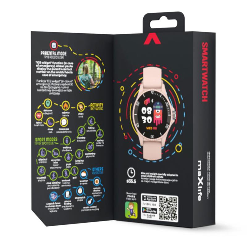 Smartwatch Maxlife MXSW-210 για Παιδιά Ροζ