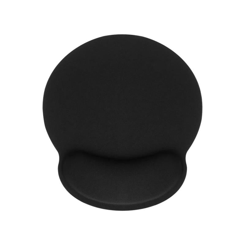 Mousepad Εργονομικό με Στήριγμα Καρπού 25x23cm Μαύρο (1 τεμ.) (Ασυσκεύαστο)
