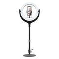 Επιδαπέδιο Τρίποδο Live Streaming με LED Ring Light Devia ES055 (12", 1.7m) Μαύρο