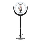 Επιδαπέδιο Τρίποδο Live Streaming με LED Ring Light Devia ES055 (12", 1.7m) Μαύρο