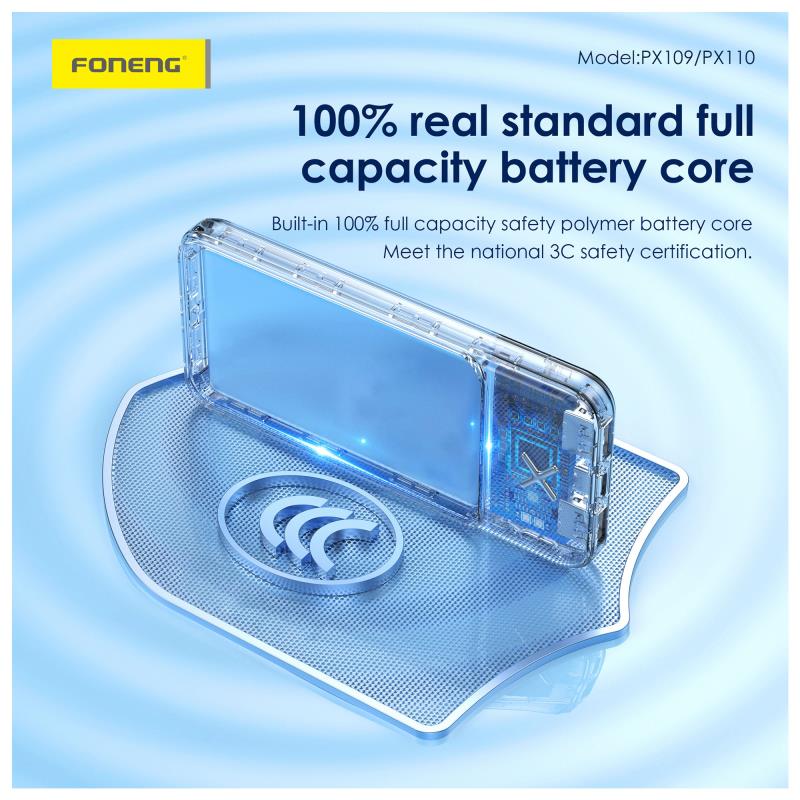 Φορτιστής Ανάγκης Foneng PX110 10W 20000mAh Λευκό