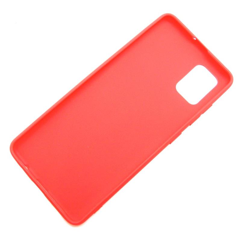 Θήκη Soft TPU inos Samsung A515 Galaxy A51 S-Cover Κόκκινο