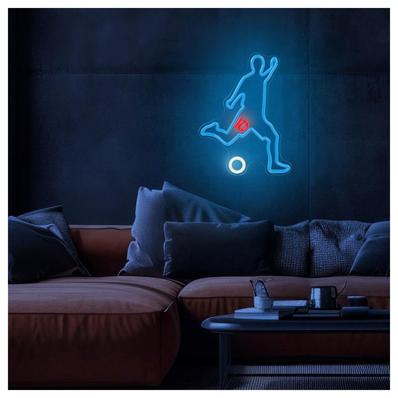 Neon Plexi LED Forever Light FPNE31 FOOTBALLER (USB/Μπαταρίας & On/Off) Πολύχρωμο
