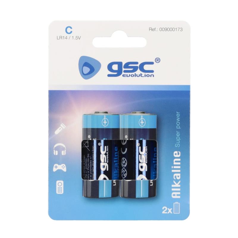 Μπαταρία GSC Alkaline Super Power C LR14 (2 τεμ.)