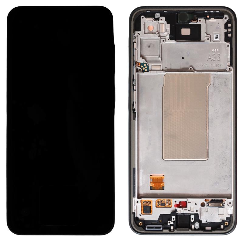 Οθόνη με Touch Screen & Μπροστινή Πρόσοψη Samsung A366 Galaxy A36 5G Μαύρο (Original)
