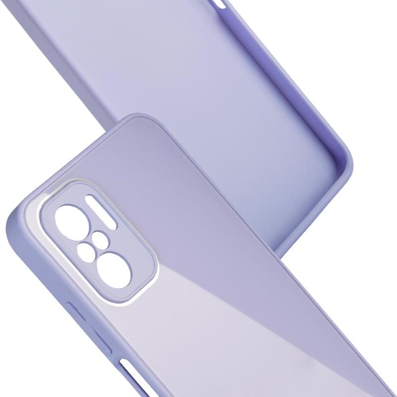 Θήκη TPU & Glass inos Apple iPhone 12 mini CamGuard Μωβ