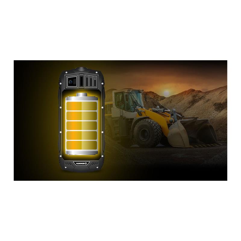 Κινητό Τηλέφωνο Hammer Rock (Dual SIM) Μαύρο