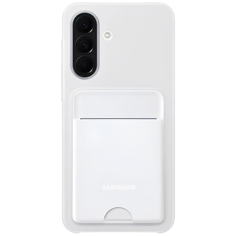 Θήκη Σιλικόνης Samsung EF-OA376TJE A376 Galaxy A37 5G με Card Slot Ανοικτό Γκρι