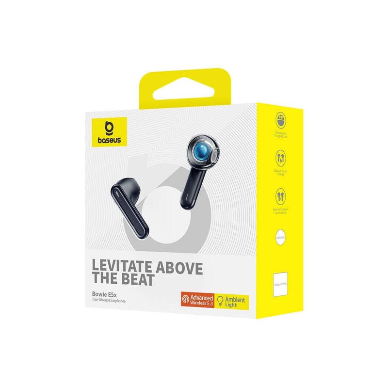 True Wireless Ακουστικά Bluetooth Baseus Bowie E5x Μαύρο