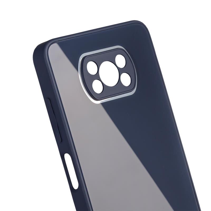 Θήκη TPU & Glass inos Apple iPhone 13 Pro CamGuard Σκούρο Μπλε