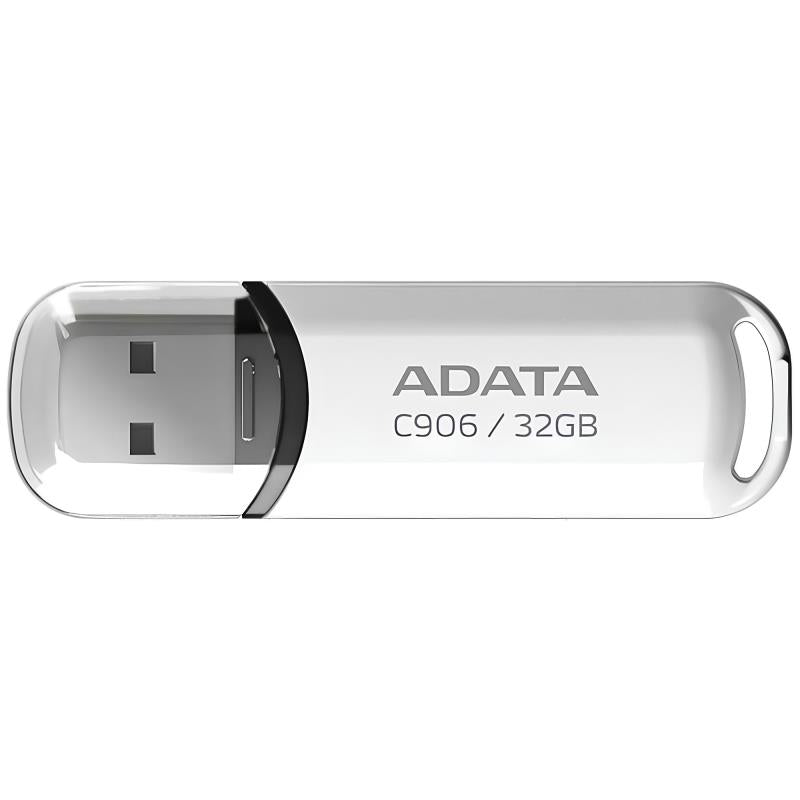 USB 2.0 Flash Disk Adata C906 USB A 32GB Λευκό