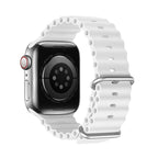 Λουράκι Σιλικόνης Dux Ducis OceanWave Bracelet Apple Watch (44/ 45/ 46/ 49mm) Λευκό