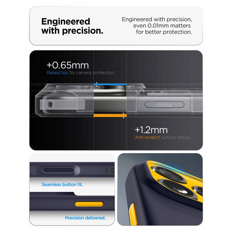 Θήκη TPU/ Σιλικόνης Spigen Caseology Nano Pop Magsafe Apple iPhone 17 Pro Max Σκούρο Μπλε