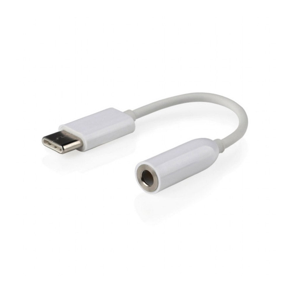 CABLEXPERT USB-C Plug TO Stereo 3.5MM Audio Adapter Cable White