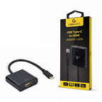 CABLEXPERT USB Type-C TO HDMI Adapter Cable 4K@30HZ 15CM Black Retail Pack