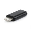 CABLEXPERT USB Type C Adapter (CF/8PIN M) Black