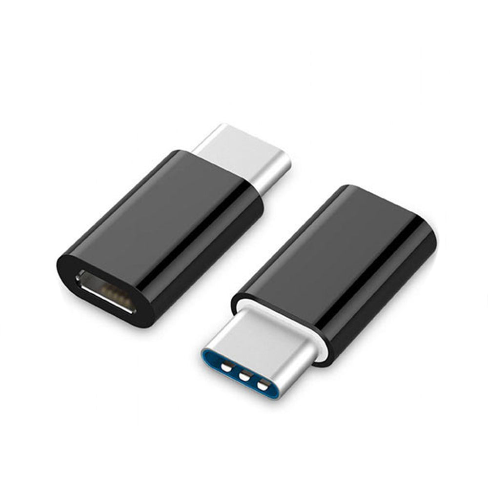 CABLEXPERT USB2,0 Type-C Adapter (CM/Micro USB-F) Black
