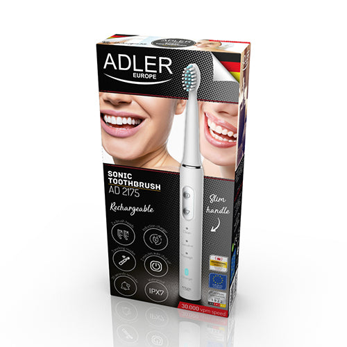 ADLER Sonic Toothbrush 30000VPM
