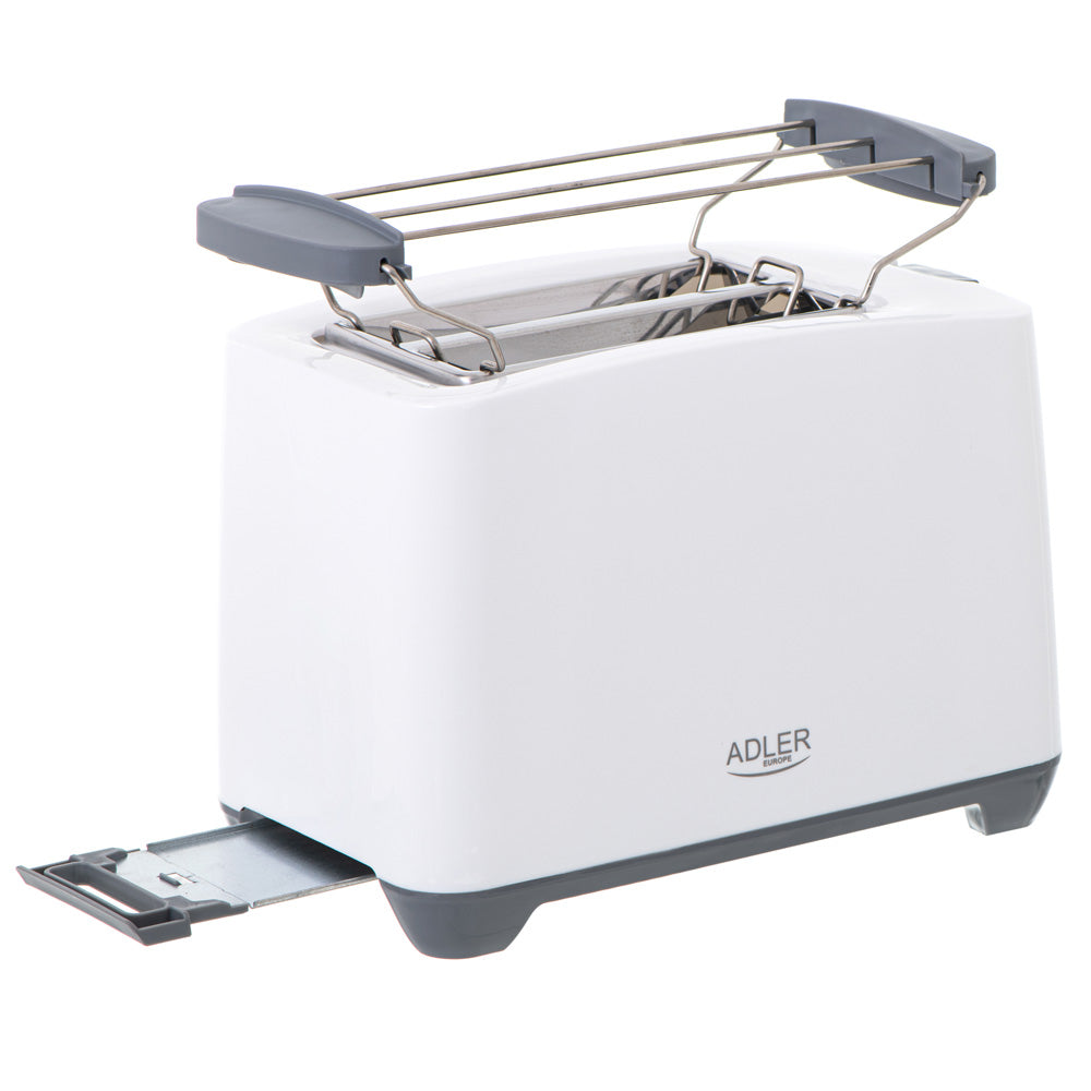 ADLER Toaster 2 Slice 1000W White