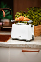 ADLER Toaster 2 Slice 1000W White