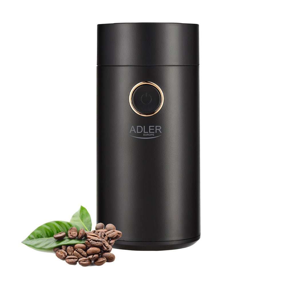 ADLER Coffee Mill 150W Black/Gold