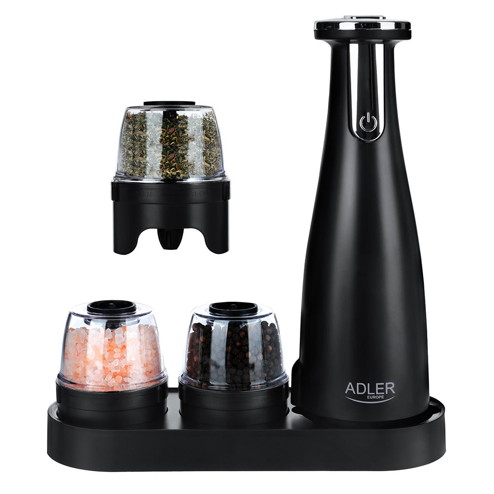 ADLER 3 IN 1 Electric Spice Grinder Black