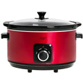 ADLER Slow Cooker 5.8L Red