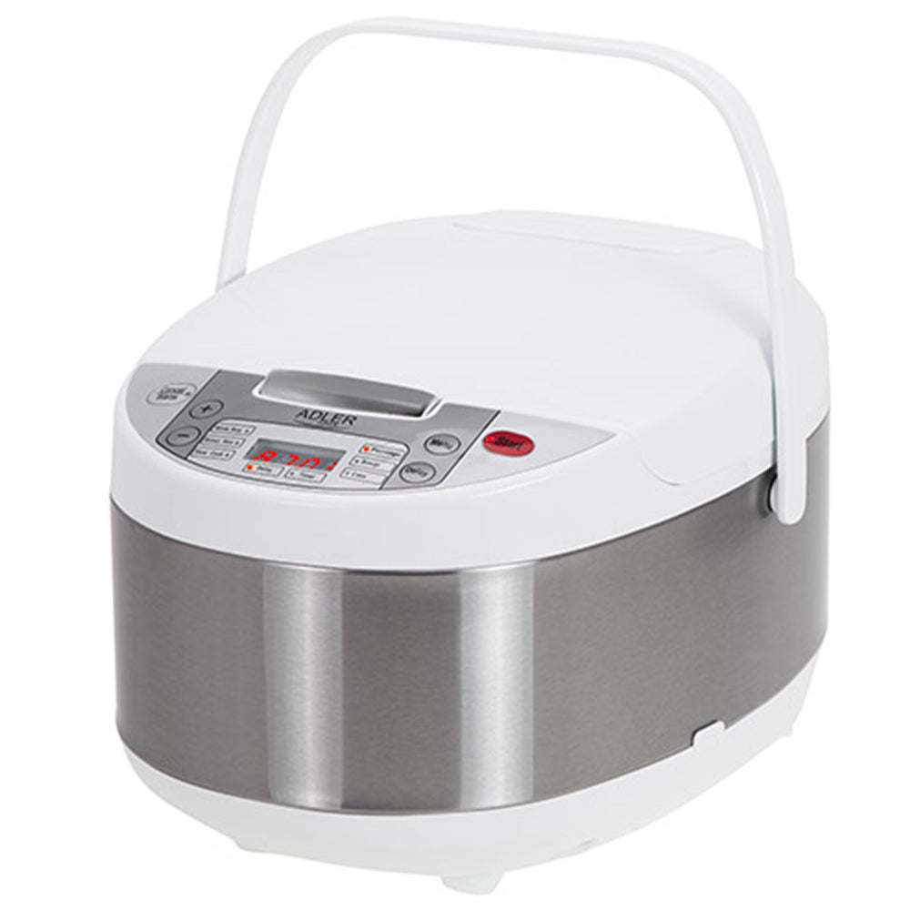 ADLER 6-IN-1 Multi-Cooker 3.25L 700W White/Silver