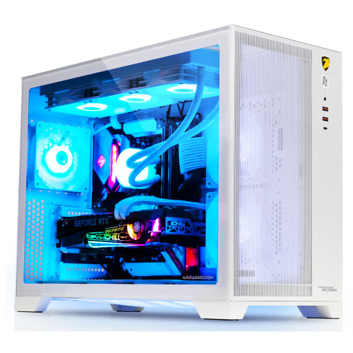 ARMAGGEDDON Gaming PC Case Tessaraxx Apex 13 Air White