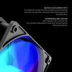 ARMAGGEDDON Fan Case Argb S1 Black