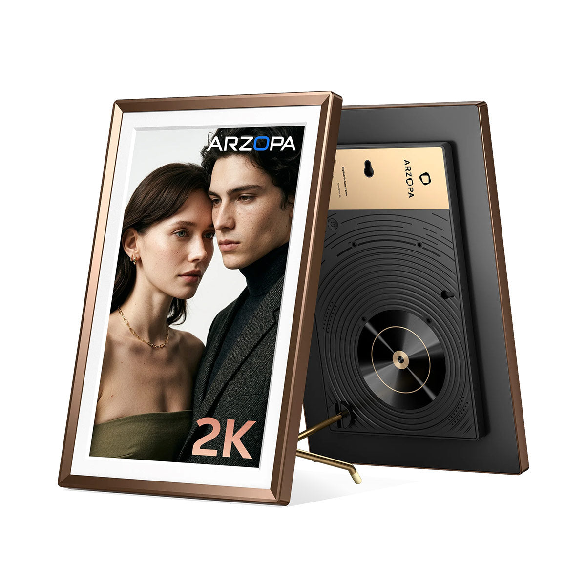 Arzopa D14 Pro Moka Brown, 14″ Digital Photo Frame