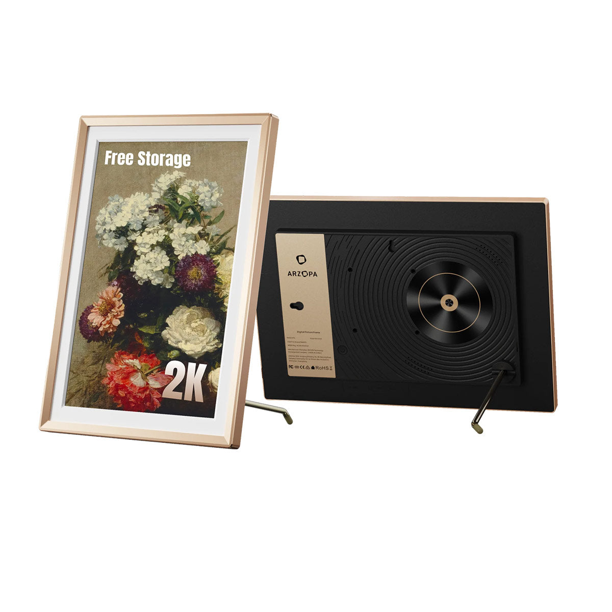 Arzopa D14 Pro Champagne Gold, 14″ Digital Photo Frame