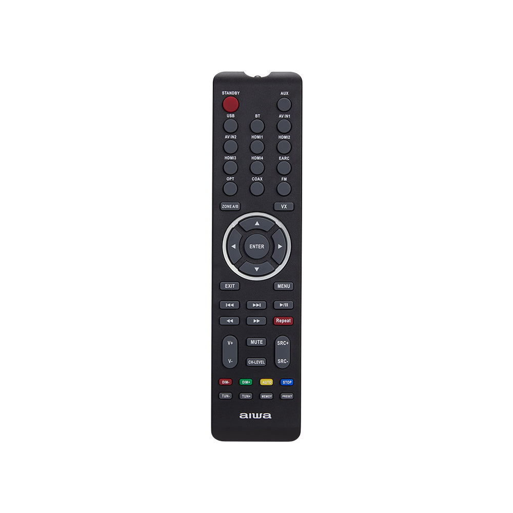 AIWA 8.2CH Audio Video Receiver With Built-IN Amplifier 180W Black