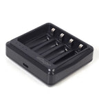 ENERGENIE USB Battery Charger For AA/AAA Batteries Black