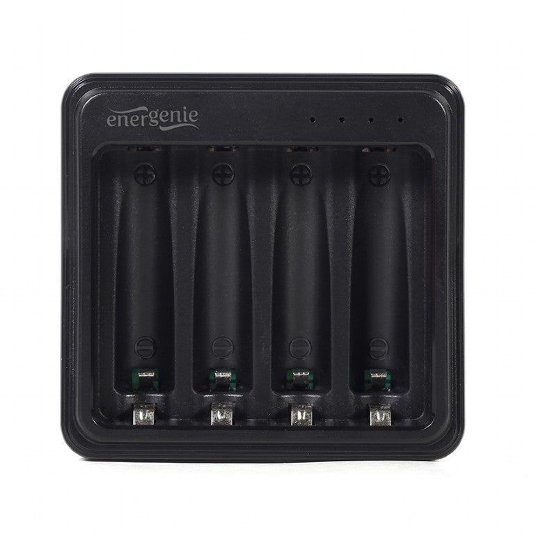 ENERGENIE USB Battery Charger For AA/AAA Batteries Black