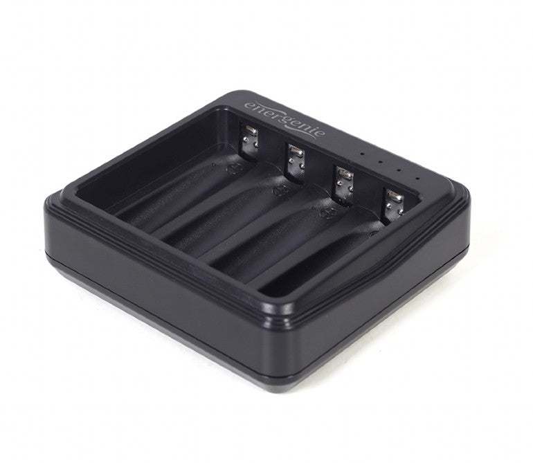 ENERGENIE USB Battery Charger For AA/AAA Batteries Black