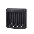 ENERGENIE USB Battery Charger For AA/AAA Batteries Black