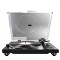 AIWA PROFESSIONAL BELT-DRIVE TURNTABLE BLUETOOTH PREAMP STROBOSCOPE USB REC BLACK