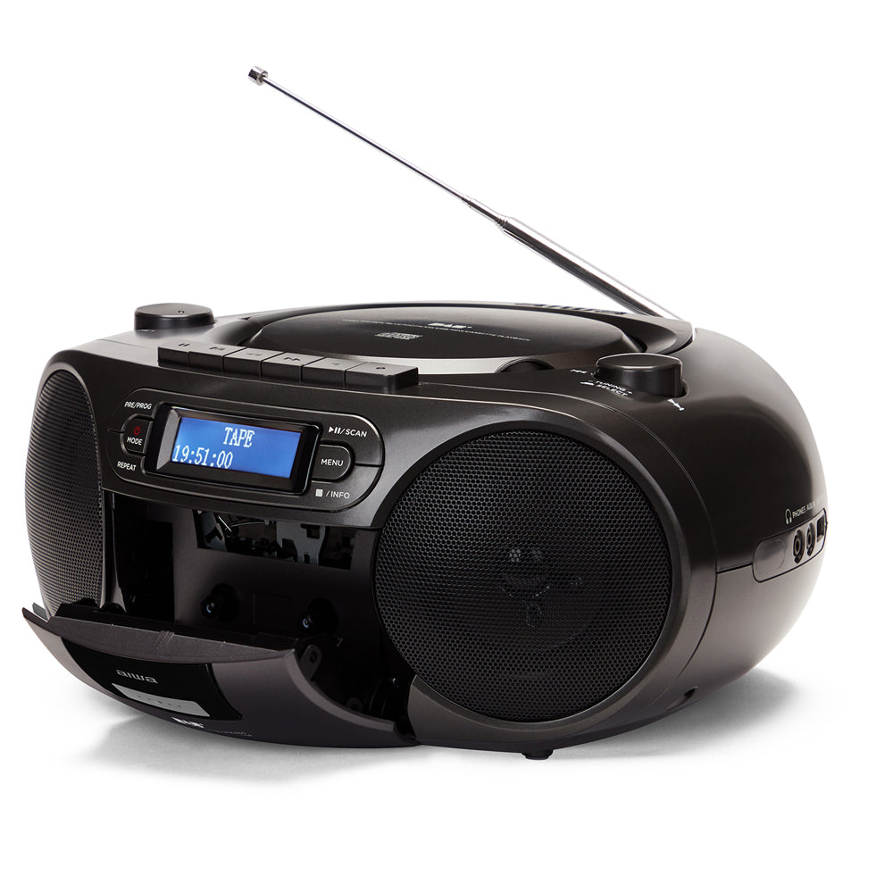 AIWA Portable CD/MP3 Player With DAB+ Black Refurbished